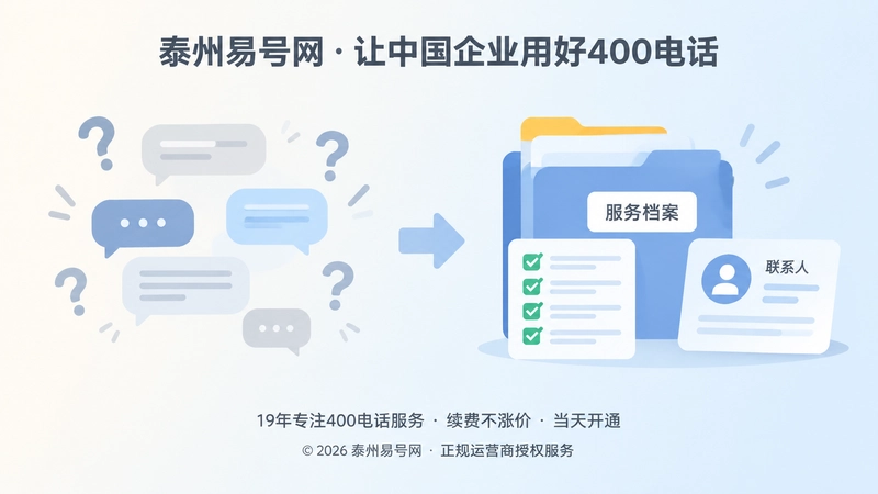 400电话服务档案与承诺复核对比插画